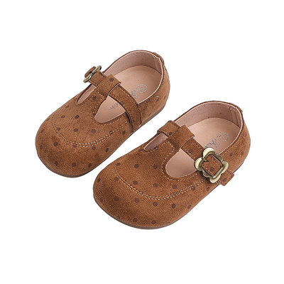 儿童勃肯豹纹防滑软底帆布鞋