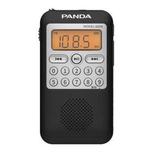熊猫6209收音机老人立体声全波段插卡便携小型迷你戏曲广播器充电