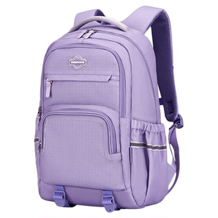 卡拉羊初中生书包中学生女高中生休闲轻减负背包双肩包男