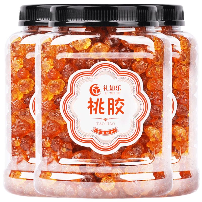 桃胶一斤装罐装食用一年量