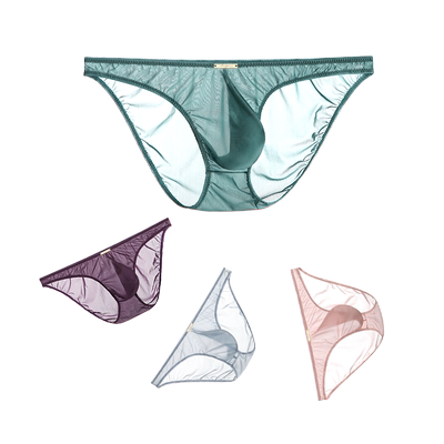 52025水母纱超薄mini三角裤