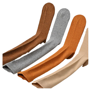 小腿袜子女带微压力显瘦腿无骨缝合线头分段春秋冬塑形超紧口长筒