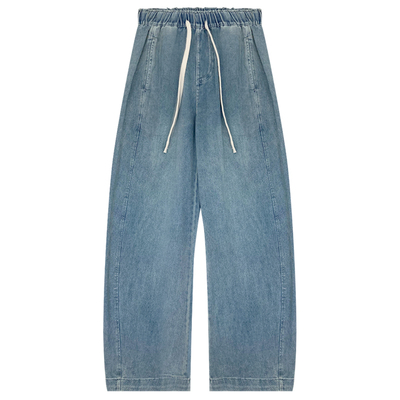 直筒宽松显瘦垂感春夏莱赛尔长裤