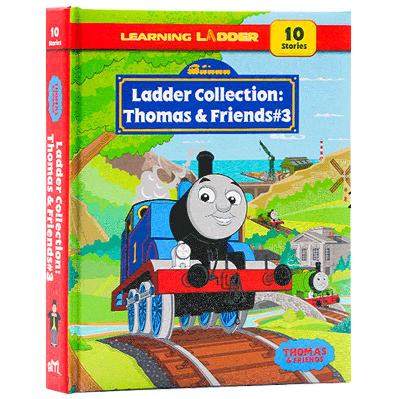 儿童英文原版绘本Thomas and Friends Learning Ladder3小火车托马斯和朋友们 第三部精装合辑 10个故事套装分级阅读 动画书籍