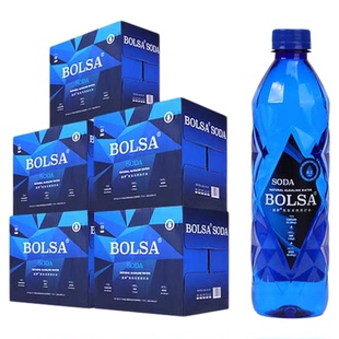 波萨BOLSA克东天然苏打水弱碱pH7.5-9.0无糖无气整箱官方旗舰店