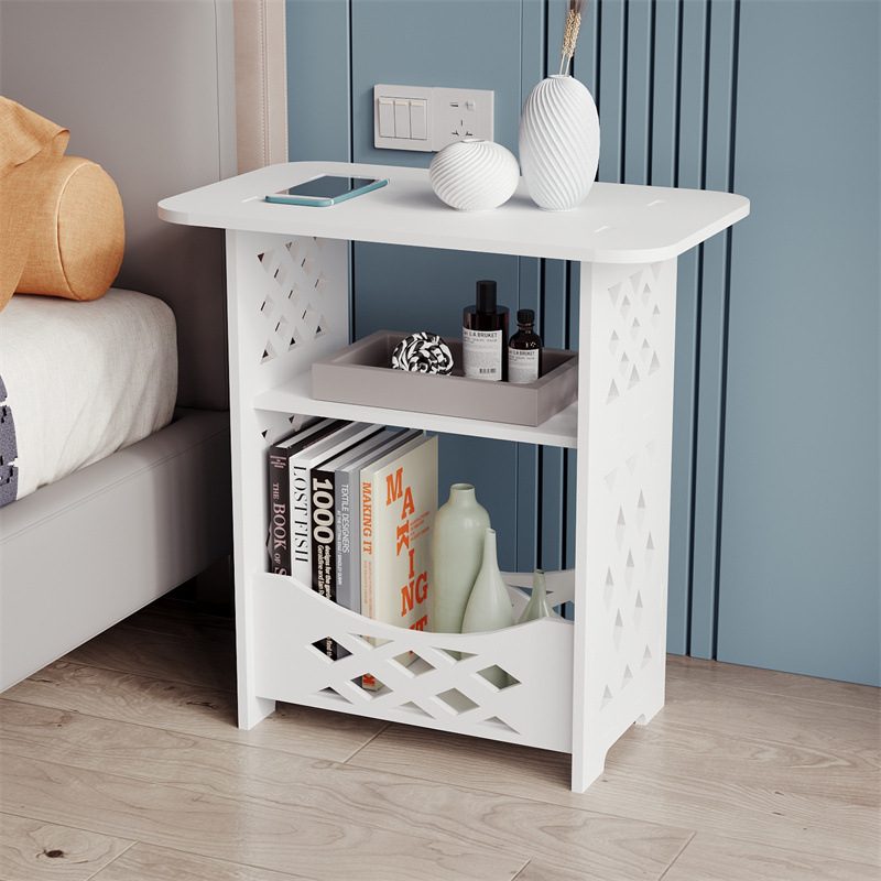 床头柜简约迷你小茶几沙发床边柜家用宿舍收纳卧室整理小户型边几