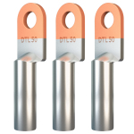 铜铝线鼻子接头过渡连接电缆接线端子DTL-16/25/35/50/70/95平方