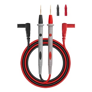 数字数显万能表指针式万用表表笔测试笔镀金特尖细尖表笔测试线夹