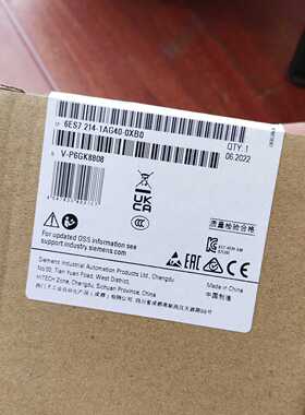 议价6ES7214-1AG40-0XB0 S7-1200CPU 1214C模块 6ES7 214-1AG40-0