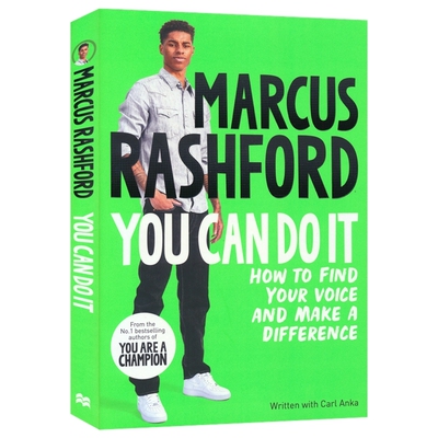 Marcus Rashford You Can Do It 拉什福德 你可以做到 拉师傅自传 曼联英超足球 励志儿童读物 名人传记 英文原版进口图书
