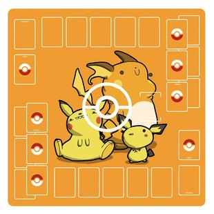 精灵宝可梦对战垫卡牌垫PTCG卡垫双人卡牌战斗盘游戏王垫收纳桌垫