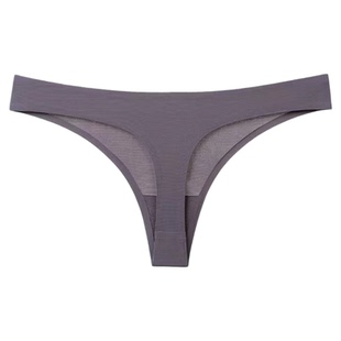 维多利亚多培尔欧美性感无痕莫代尔内裤女蜜桃臀T裤冰丝丁字裤女