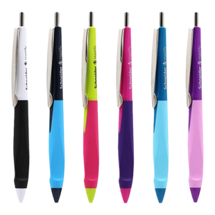 正姿笔德国进口Schneider施耐德海豚速干中性笔0.5签字黑色水笔小学生练字按动软胶握礼品笔G2可换笔芯旗舰店