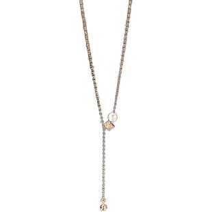 925纯银小蛮腰流苏珍珠项链女小众冷淡气质高级感轻奢吊坠锁骨链