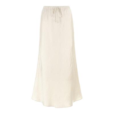 wanatry醋酸褶皱肌理感半身裙