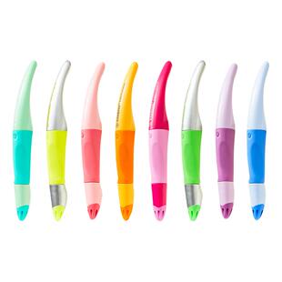 stabilo德国思笔乐中性笔速干顺滑高颜值马卡龙系风高端签字笔海豚弯弯笔学生刷题笔记大容量练字写字笔