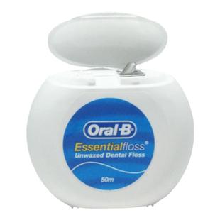 OralB/欧乐B微蜡牙线安全牙签线剔牙线超细家庭装独立装便携盒50m