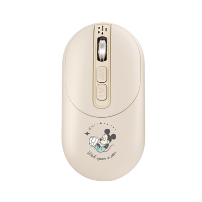 MW07迪士尼AI无线蓝牙鼠标静音充电款男女款办公静音版