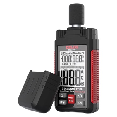 德力西高精度测噪音分贝仪检测家用噪声音量分贝报警试声级计仪器