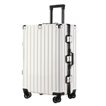 袋鼠2026新款行李箱女结实耐用加厚铝框密码旅行拉杆皮箱男生24寸