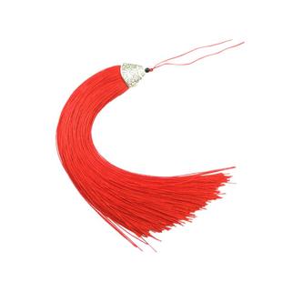 精品柔顺垂直加长鱼嘴帽手把绳流苏穗子套装diy车挂中国结吊穗须