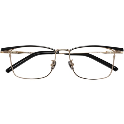 右店悬浮方框职场纯钛近视眼镜架