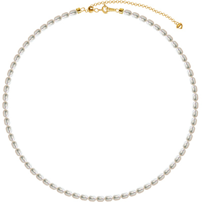 南珠宫925银淡水珍珠米形