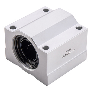 进口KIF箱式光轴滑块直线轴承带座SCS12导轨SBR16开口20UU25LUU30