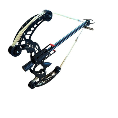 新款金属苍龙50连发复合弓两用钢珠户外成人机械高精度激光滑轮