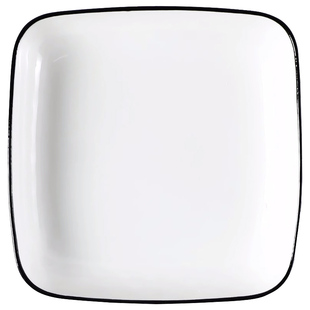 方形盘子家用2026新款菜盘釉下彩陶瓷餐具异形盘纯白果盘碟子餐盘