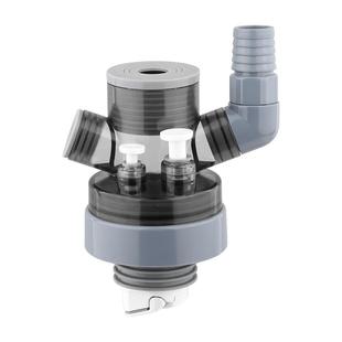 潜水艇洗衣机下水三通阳台烘干机洗手池排水管防臭接头下水三头通