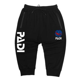 潜水PADI协会爱好者教练团体服可定制七分裤子男女短裤休闲裤卫裤