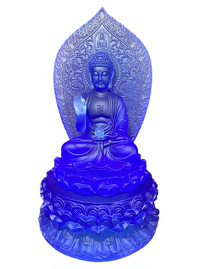 琉璃药师佛佛像家用保平安摆件