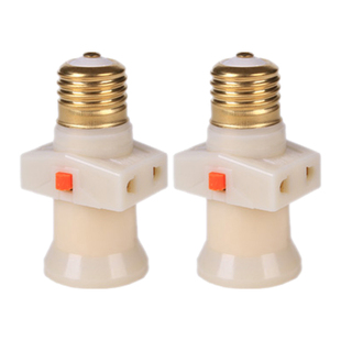 螺口灯座带开关插座插头插口明装灯头一体式多用底座转换器灯泡