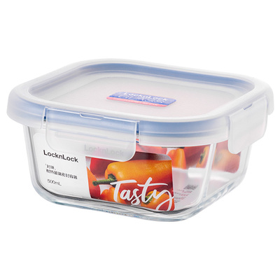 乐扣乐扣对味玻璃保鲜盒食品级密封玻璃饭盒便当盒冰箱微波炉可用