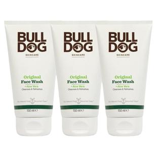 欧洲直邮英国药房BULLDOG斗牛犬经典肌肤洗面奶清洁保湿滋润*3