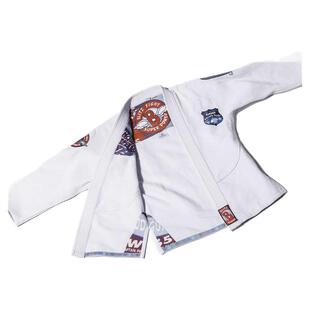 巴西柔术道服儿童专业比赛训练防磨衣少儿男女柔术服黑白蓝定制