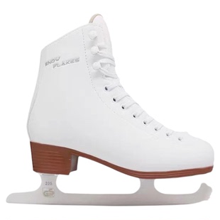 佰德花样冰刀鞋花式 男女白色冰刀鞋 儿童初学滑冰鞋断码清仓捡漏