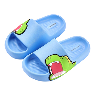 幸福玛丽恐龙男童拖鞋夏季2026新款儿童洗澡室内宝宝拖鞋卡通软底