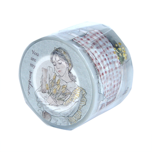 ChickTracks&台湾Pion She雾面PET手帐胶带 品质台产女孩整卷分装