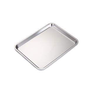 日式平底盘304不锈钢长方形盘子烧烤盘寿司甜品餐盘日韩浅盘托盘