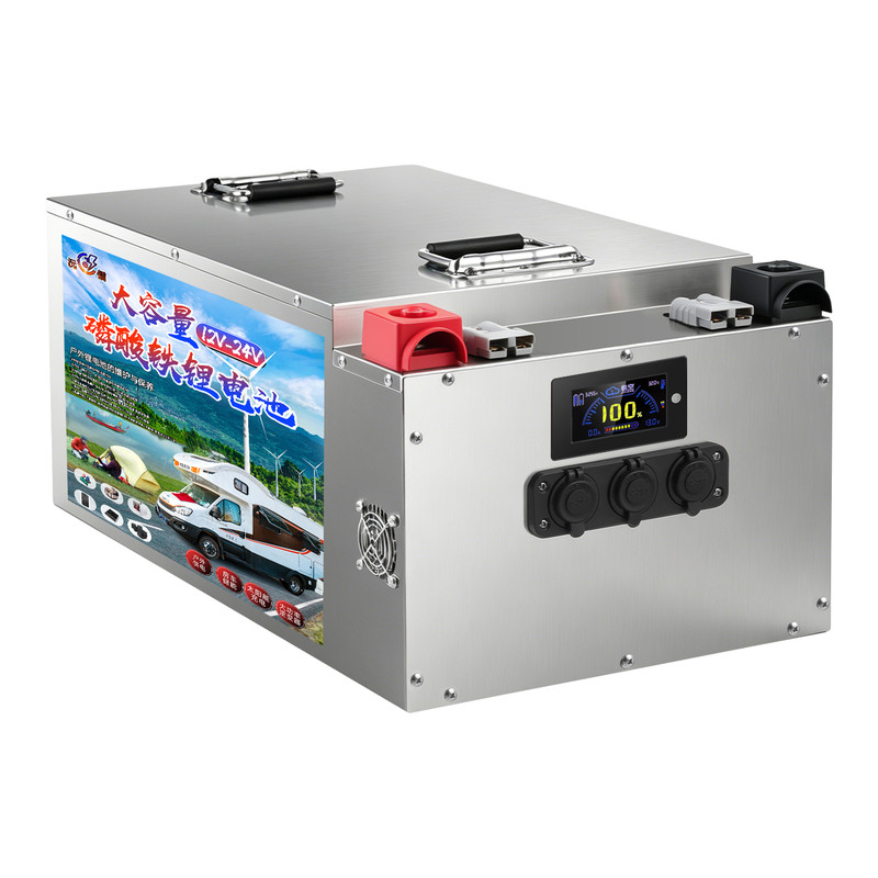 沅镭磷酸铁锂电池12V房车24V宁德足容500AH太阳能储能推进器露营