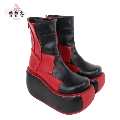 taobao agent High boots platform with zipper, 2022, autumn, 10cm