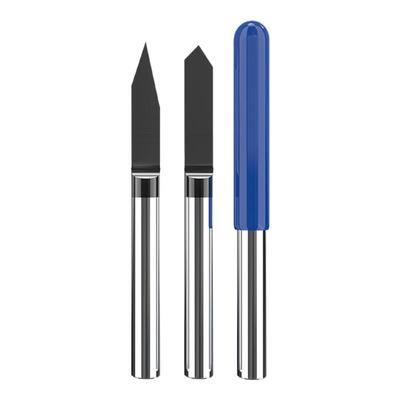 沪豪4mm平底尖刀金属刻字铣刀