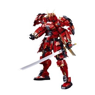 小鲁班积木甲斐武士机甲机器人拼插模型儿童益智拼装玩具男孩礼物