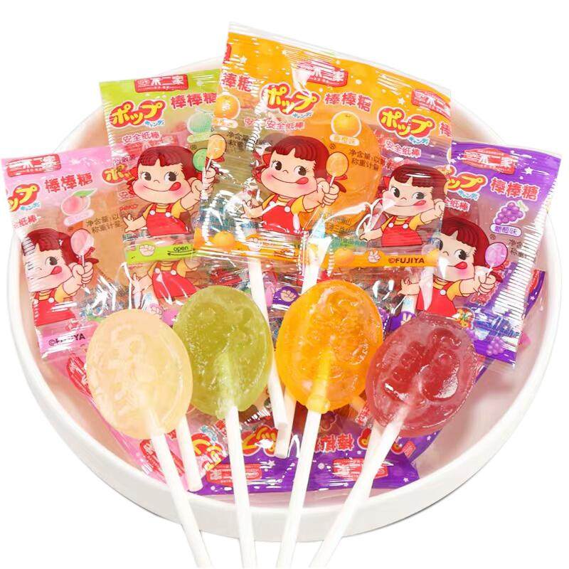 不二家棒棒糖水果味满月喜糖散称