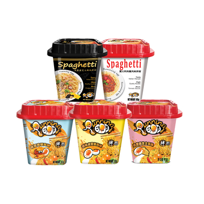 进口奔跑吧蛋蛋干拌面咸蛋黄意式