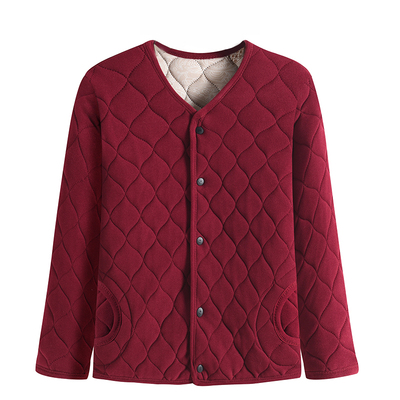 中老年妈妈徳绒小棉袄加厚保暖