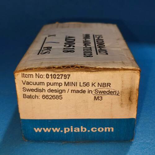 议价瑞典 PIAB VACUUM PUMP多级真空发生器产生器 L56F6-KN全新原