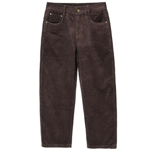 复古美拉德灯芯绒高端裤子男水洗直筒休闲裤男士宽松条绒新款长裤